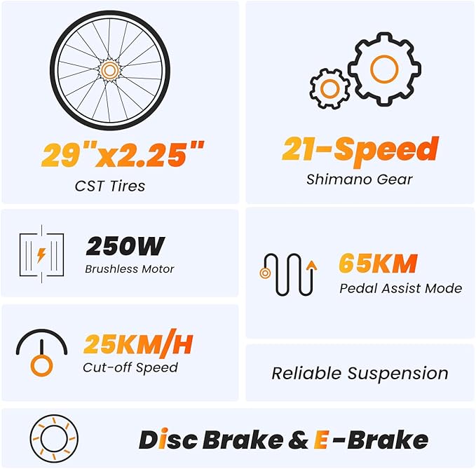 Touroll E-bike features