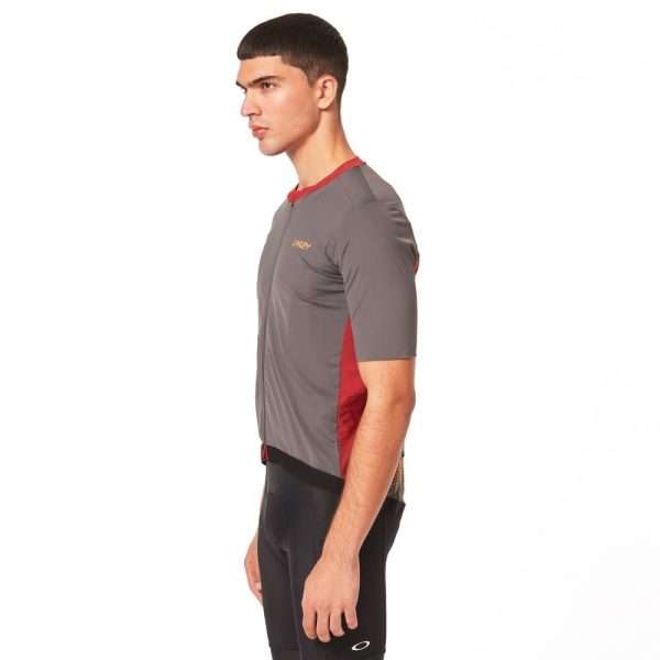 Oakley POINT TO POINT JERSEY T-SHIRT Forged Iron - M